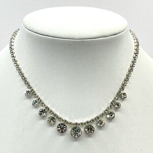 Small rhinestone necklace